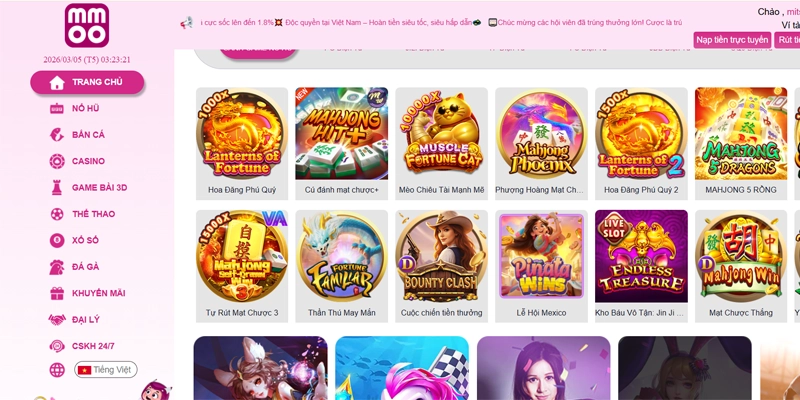 7 chuyên mục cá cược đặc sắc không thể bỏ lỡ tại MMOO